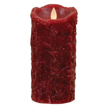 Burgundy Cake Flicker Pillar, 4